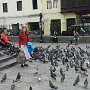 44 - Sur une place à Lima