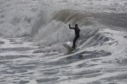 Surfeur à Biarritz