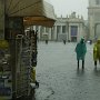 04 - Pluie sur la place Saint Pierre à Rome