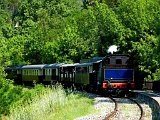 Le train à vapeur à Anduze (Gard)