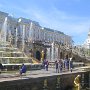 Les fontaines du Palais Peterhof à St Pétersbourg (Elyette Baques)