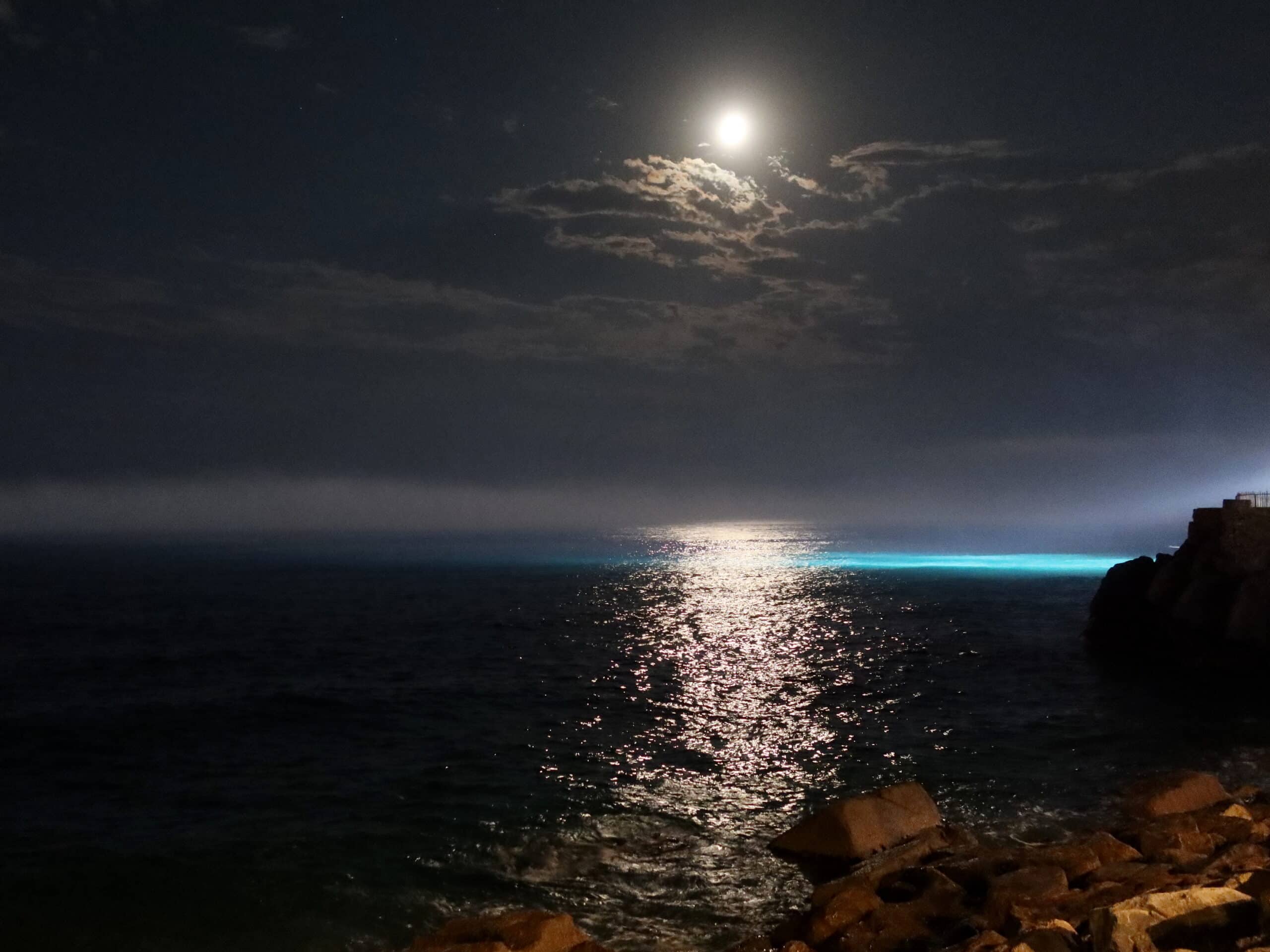01 - Clair de lune en bord de mer à Sète - Photo réalisée par Yves Rouaux