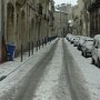 27 - Rue de Montperllier sous la neige
